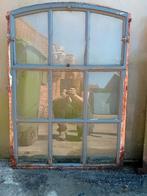 Vintage Gietijzeren Raam, Ophalen, Gevelraam of Ruit, Gebruikt, 80 tot 120 cm