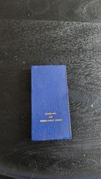 Mooi oud doosje Eremedaille Oranje Nassau., Ophalen of Verzenden, Landmacht, Nederland, Lintje, Medaille of Wings