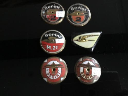 BERINI ONDERDELEN EN EMBLEMEN ORIG. SLOT ONTST. KAPPEN M13, Fietsen en Brommers, Brommeronderdelen | Oldtimers, Gebruikt, Overige merken