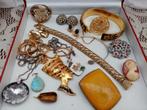 Lot vintage sieraden, Verzenden, Overige materialen, Overige typen, Met edelsteen