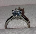 2.5 Karaat witte gouden ring maat 18, Ut, Nieuw, Ophalen of Verzenden, 17 tot 18