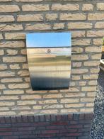 RVS brievenbus, Tuin en Terras, Brievenbussen, Ophalen, Zo goed als nieuw, Rvs