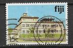 Fiji 1979 Def serie gebouwen architectuur, Verzenden, Gestempeld