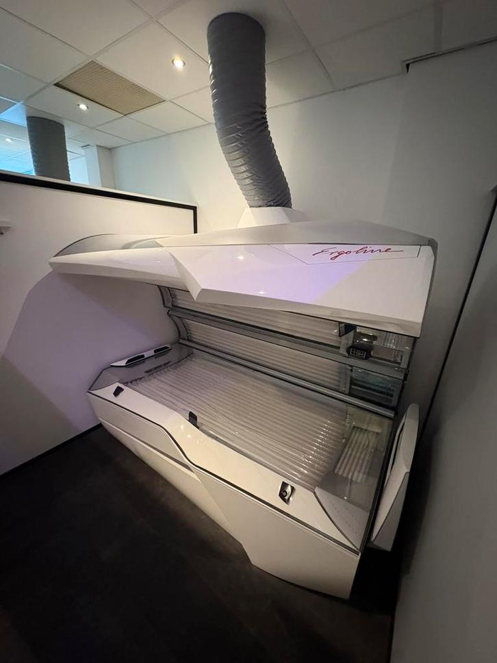 Ergoline zonnebank 800, Witgoed en Apparatuur, Zonnebanken en Gezichtsbruiners, Gebruikt, 15 lampen of meer, Ophalen