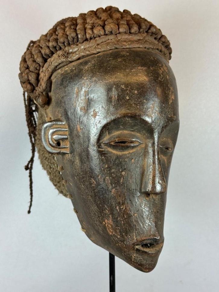251152 Zeldzaam oud Afrikaans Chokwe masker - Angola., Antiek en Kunst, Kunst | Niet-Westerse kunst, Ophalen of Verzenden