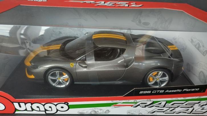 Ferrari 296 GTB Assetto Fiorano 1:18 Bburago Burago Pol, Hobby en Vrije tijd, Modelauto's | 1:18, Nieuw, Auto, Bburago, Verzenden