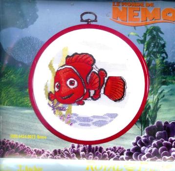 Cado koopje disney borduurpakket, nemo met lijst laatste beschikbaar voor biedingen