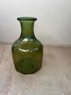 Glazen vaas groen, Huis en Inrichting, Woonaccessoires | Vazen, Ophalen, Minder dan 50 cm, Groen, Glas