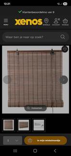 Bamboo rolgordijn nieuw, Ophalen, 100 tot 150 cm, Bruin, Nieuw