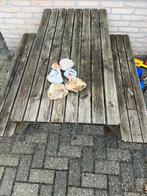 Picknicktafel klein formaat, Tuin en Terras, Ophalen, Gebruikt, Rechthoekig, Hout