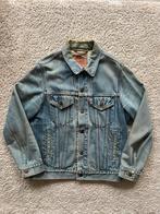 Vintage Levi’s Trucker Jacket – Jaren ’80 – Maat S, Blauw, Ophalen of Verzenden, Gedragen, Levi’s