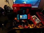Nintendo Switch V2 met games en extra’s, Met 2 controllers, Zo goed als nieuw, Met games, Ophalen