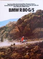 Folder BMW R80 G/S 1980, Motoren, Handleidingen en Instructieboekjes, BMW