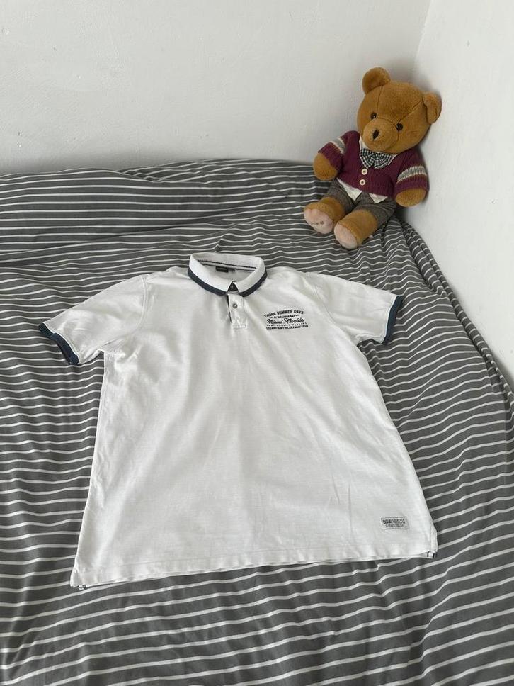 Mooi Livergy poloshirt, Kleding | Heren, Polo's, Zo goed als nieuw, Maat 52/54 (L), Wit, Ophalen of Verzenden