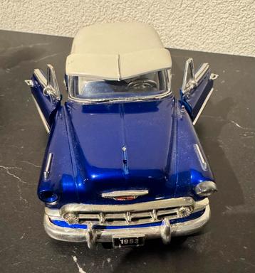 miniatuur auto 1:24 Jada Toys 1953 Chevrolet Bel Air blauw beschikbaar voor biedingen