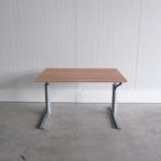 Gispen Slinger zit-zit bureau - H63-83cm - 120x80cm - BR84, Gebruikt, -, -, In hoogte verstelbaar