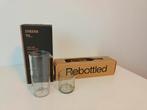 Rebottled Set: 4 Glazen + Schenkkan - Nieuw, Ophalen of Verzenden, Zo goed als nieuw, Waterglas