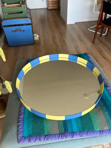 Grote ronde spiegel 75cm - geupcycled beschikbaar voor biedingen