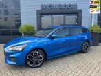 Ford Focus Wagon 1.0 EcoBoost ST Line Automaat|Apple arplay|, Gebruikt, Blauw, 1331 kg, 3 cilinders