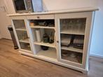 Liatorp IKEA Buffetkast met glazen deuren, Huis en Inrichting, Ophalen, Zo goed als nieuw, 25 tot 50 cm