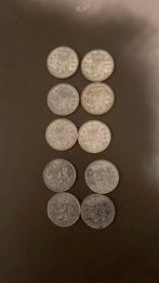 24 ZILVEREN GULDEN MUNTEN 50,—/10,—/2,50/1,—, Ophalen of Verzenden, Koningin Juliana, 10 gulden