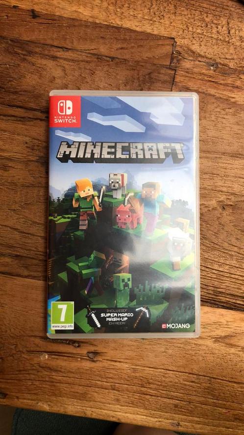 Minecraft, Spelcomputers en Games, Games | Nintendo Switch, Zo goed als nieuw, Overige genres, 1 speler, Vanaf 12 jaar, Online