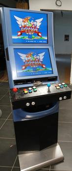 Arcadekast blue + dual screen met 2 players en 8800 games!, Ophalen, Gebruikt