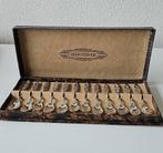 Gero zilver 12 lepeltjes gesigneerd met originele doos, Ophalen of Verzenden, Zilver