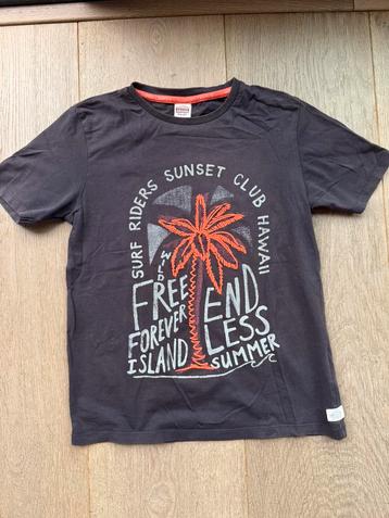 bruin palmboom t-shirt km maat 140 STURDY beschikbaar voor biedingen