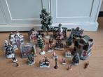 Veel leuke kersthuisjes voor in kerstdorp met kerst figuren, Ophalen of Verzenden, Zo goed als nieuw