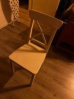 Eetkamerstoelen 4x, Huis en Inrichting, Stoelen, Ophalen, Gebruikt, Wit, Vier