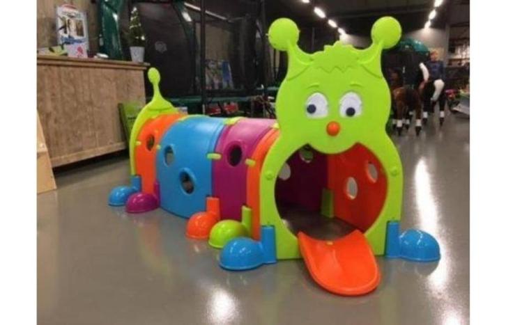 Feber Gus Kruiprups speelhuis met speeltunnel nu €149.95, Kinderen en Baby's, Speelgoed | Buiten | Los speelgoed, Nieuw, Ophalen of Verzenden