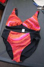 Bikini zwart/ rood/ oranje Pierre L' Amar mt 44 B cup Vaste, Kleding | Dames, Badmode en Zwemkleding, Pierre L' Amar, Ophalen of Verzenden