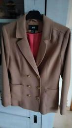 beige jas / lange blazer jas H & M maat 38, Maat 38/40 (M), H&M, Beige, Ophalen of Verzenden