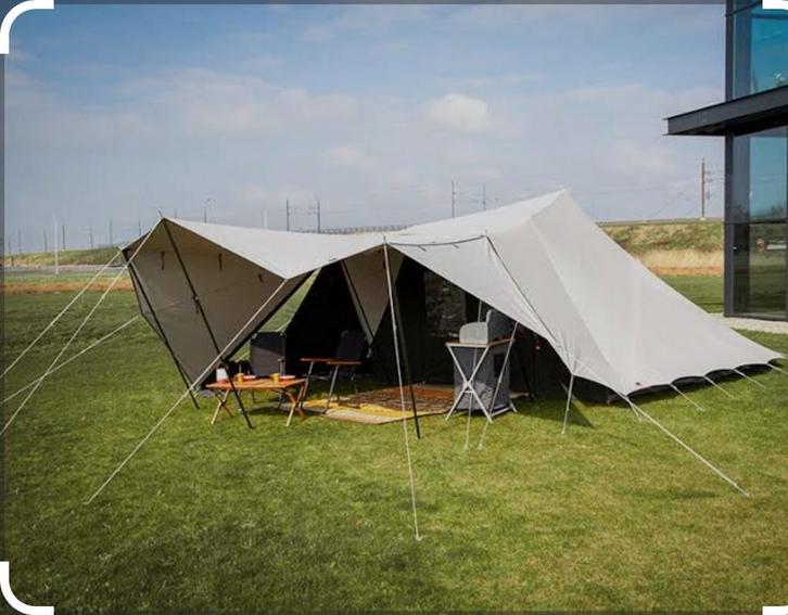 De Waard Albatros met Varioluifel, Caravans en Kamperen, Tenten, tot en met 4, Zo goed als nieuw, Ophalen