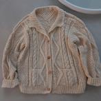 Origineel 100% wollen iers aran vest handgebreid, Kleding | Dames, Truien en Vesten, Iers aran, Verzenden, Zo goed als nieuw, Maat 46/48 (XL) of groter