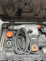 Boorhamer Worx WX333, Doe-het-zelf en Verbouw, Gereedschap | Boormachines, Ophalen of Verzenden, Gebruikt, 600 watt of meer, Boor- en/of Breekhamer