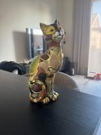 Handgemaakt kattenbeeld met mozaïek, Ophalen of Verzenden, Zo goed als nieuw, Dier