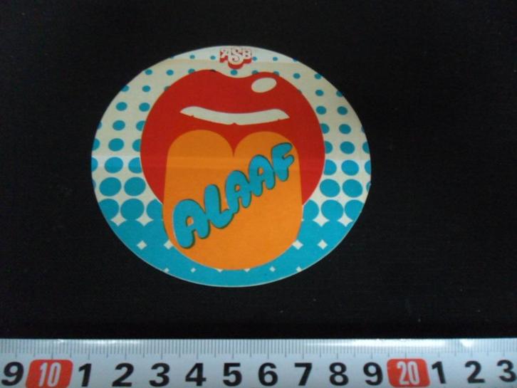 sticker ASB alaaf carnaval mond tong als rolling stones, Verzamelen, Stickers, Zo goed als nieuw, Ophalen