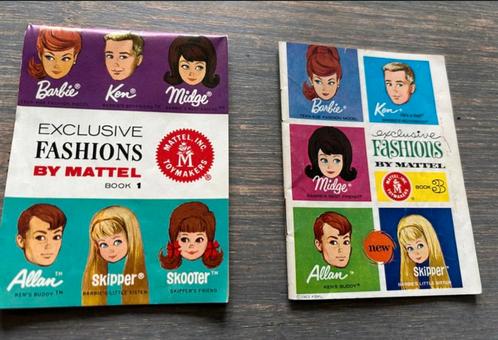 Vintage Barbie Boekjes 60's, Verzamelen, Poppen, Zo goed als nieuw, Kleertjes, Ophalen of Verzenden