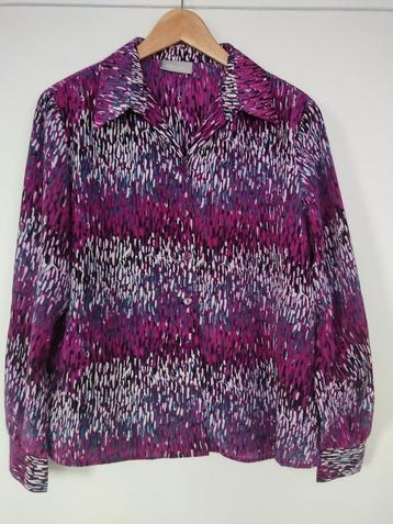 Fuchsiaroze Setter blouse 42  beschikbaar voor biedingen