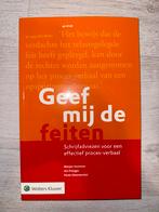 Geef mij de feiten | Proces-verbaal | Studieboek, Nieuw, Ophalen of Verzenden, Wolters Kluwer, Gamma