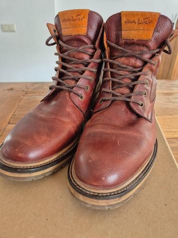 Van Lier Veterboots Cognac beschikbaar voor biedingen