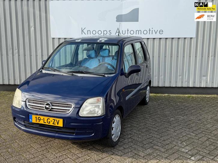 Opel Agila 1.0-12V Comfort Apk 12-2026 lage km, Auto's, Opel, Bedrijf, Te koop, Agila, Airbags, Elektrische buitenspiegels, Radio