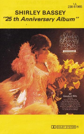 Cassettebandje Shirley Bassey – 25th. Anniversary Album beschikbaar voor biedingen