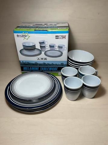 Bo-camp vier persoons melamine servies campingservies beschikbaar voor biedingen