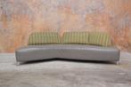 Fraaie, unieke Leolux Archipel designbank in leer + stof, Huis en Inrichting, Banken | Bankstellen, Stof, Leolux, Leolux, 100 tot 125 cm
