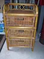 ROTAN LADE KASTJE, Huis en Inrichting, Kasten | Ladekasten, 50 tot 100 cm, Zo goed als nieuw, 3 of 4 laden, Minder dan 100 cm