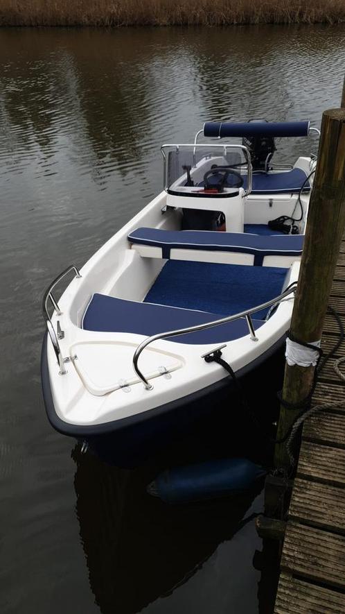 Sloep zo goed als nieuw en compleet, Watersport en Boten, Sloepen, Zo goed als nieuw, Tot 10 pk, 3 tot 6 meter, Buitenboordmotor
