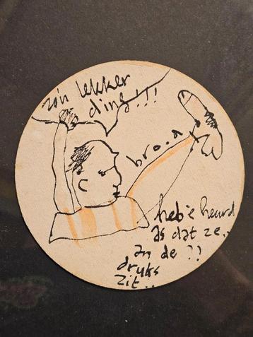 Herman Brood Bierviltje - (1946-2001) beschikbaar voor biedingen